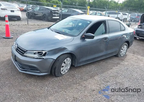 2015 Volkswagen Jetta 2.0L S from USA, damaged, VIN 3VW2K7AJXFM310548